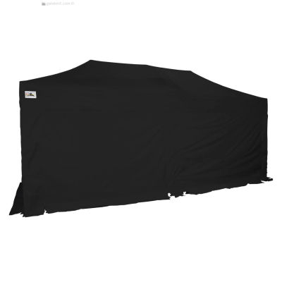 4m x 10m Gala Shade Pro Gazebo Black Sidewalls